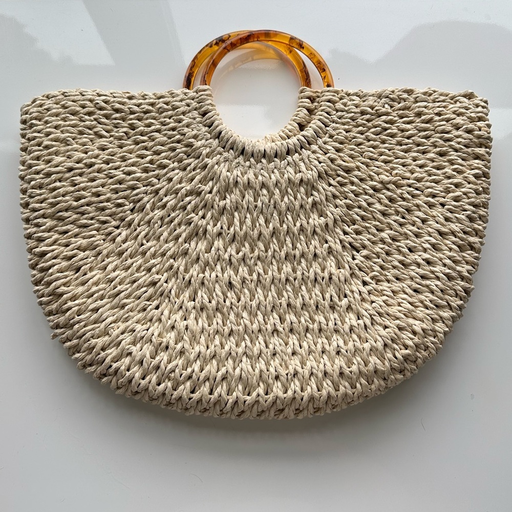 Straw Tote Bag